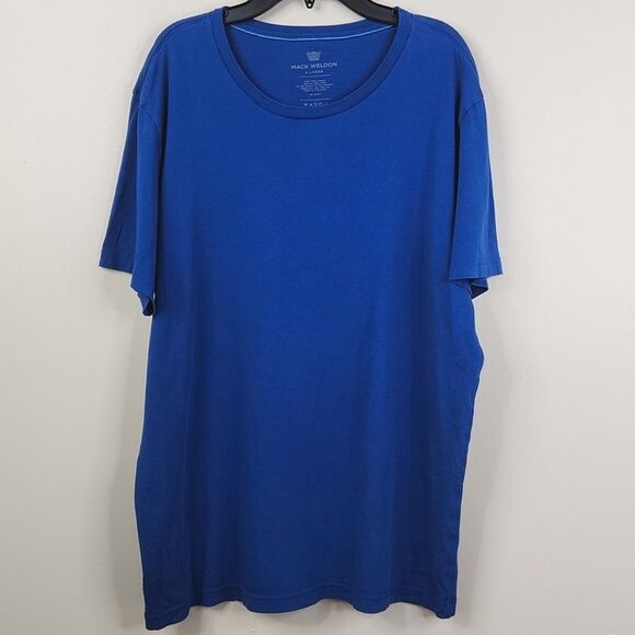 Mack Weldon Blue Short Sleeve Tee - Picture 1 of 6